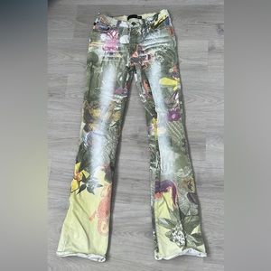 Just Cavalli Floral Print Jeans